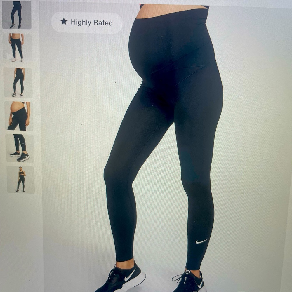 Nike One women’s high waisted leggings (maternity).